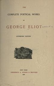 Tapa de Complete poetical works