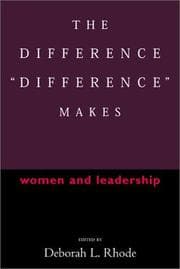 Tapa de The Difference ""Difference"" Makes