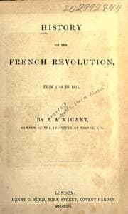 Tapa de History of the French Revolution, from 1789-1814