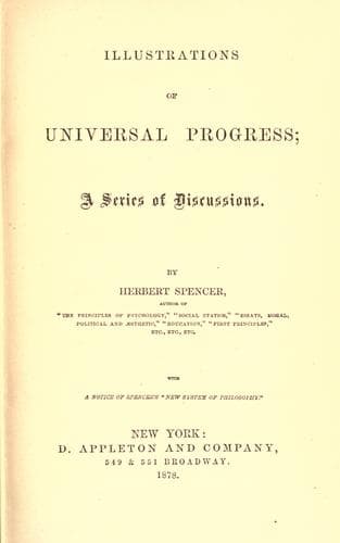 Tapa de Illustrations of universal progress
