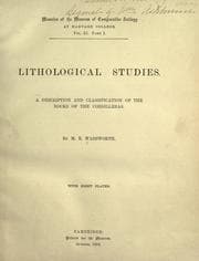 Tapa de Lithological studies
