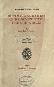 Tapa de What shall we do then? On the Moscow census