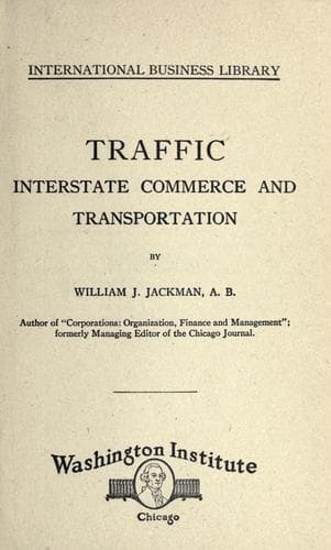 Tapa de Traffic, interstate commerce and transportation