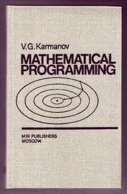 Tapa de Mathematical programming