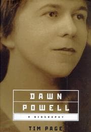 Tapa de Dawn Powell