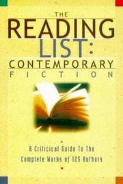 Tapa de The Reading List: Contemporary Fiction