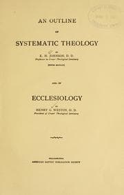 Tapa de An outline of systematic theology