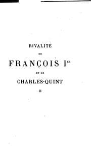 Tapa de Rivalité de François Ier et de Charles-Quint