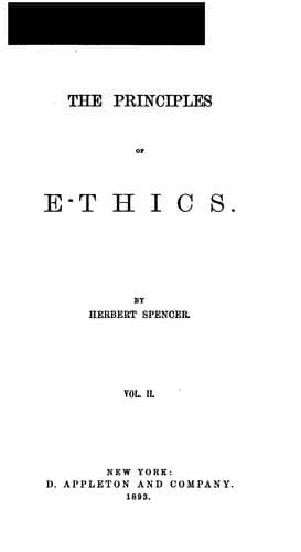 Tapa de The principles of ethics