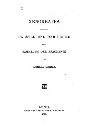 Tapa de Xenokrates