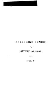Tapa de Peregrine Bunce