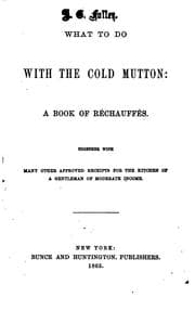 Tapa de What to do with the cold mutton