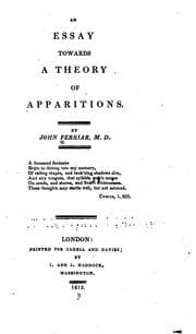 Tapa de An essay towards a theory of apparitions