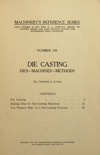 Tapa de Die casting