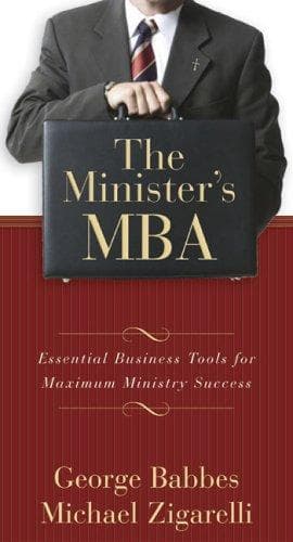 Tapa de The minister's MBA