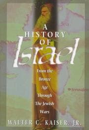Tapa de A history of Israel