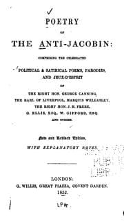 Tapa de Poetry of the anti-Jacobin
