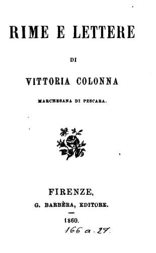 Tapa de Rime e lettere