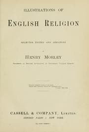 Tapa de Illustrations of English religion