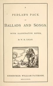 Tapa de A pedlar's pack of ballads and songs