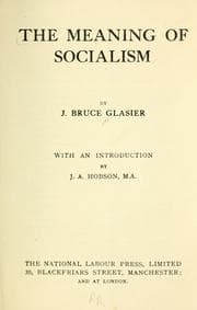Tapa de The meaning of socialism