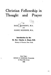 Tapa de Christian fellowship in thought and prayer