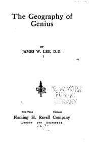 Tapa de The geography of genius