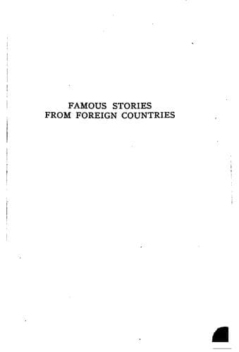 Tapa de Famous stories from foreign countries