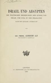 Tapa de Israel und Aegypten