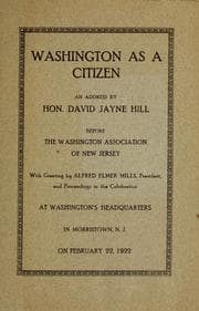 Tapa de Washington as a citizen