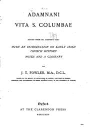 Tapa de Adamnani Vita S. Columbae