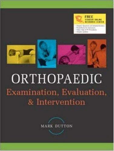 Tapa de Orthopaedic Examination, Evaluation, and Intervention