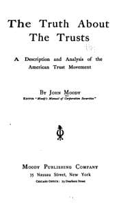 Tapa de The truth about the trusts