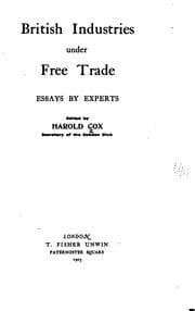 Tapa de British industries under free trade