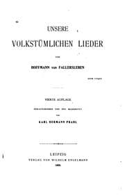 Tapa de Unsere volkstümlichen Lieder