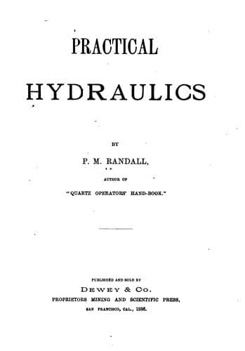 Tapa de Practical hydraulics