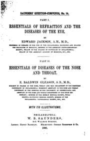 Tapa de Essentials of refraction and the diseases of the eye