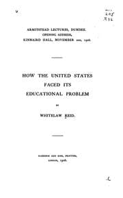 Tapa de How the United States faced its educational problem