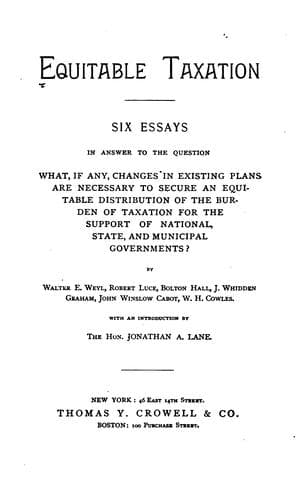 Tapa de Equitable Taxation