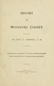 Tapa de History of Woodford County