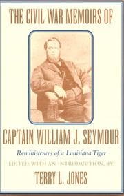 Tapa de The Civil War Memoirs of Captain William J. Seymour