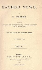 Tapa de Sacred vows