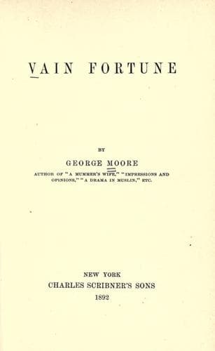 Tapa de Vain fortune.