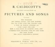 Tapa de R. Caldecott's second collection of pictures and songs