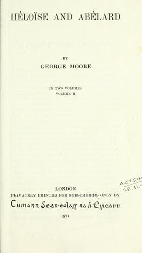 Tapa de Héloïse and Abélard