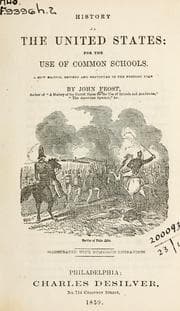 Tapa de History of the United States: for the use of common schools