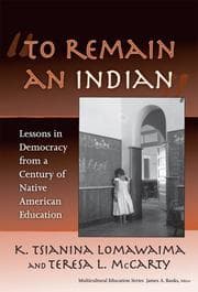 Tapa de "To remain an Indian"