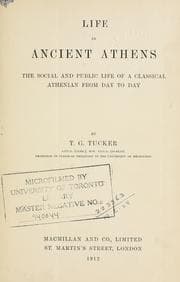 Tapa de Life in ancient Athens, the social and public life of a classical Athenian from day to day