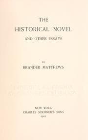 Tapa de The historical novel