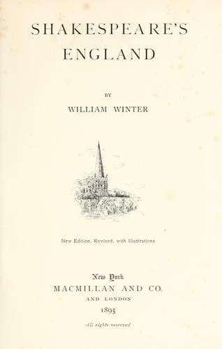 Tapa de Shakespeare's England.